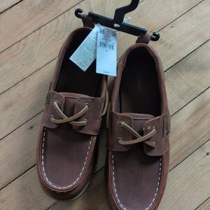 Brown Boat Shoes with Tan Laces